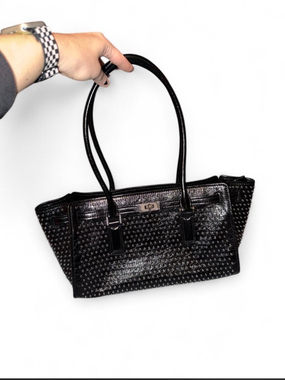Michael Kors Hamilton Moderne Grommet
Leather Shoulder Bag - Picture 2 of 6